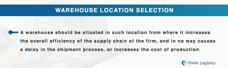 warehouse location selection